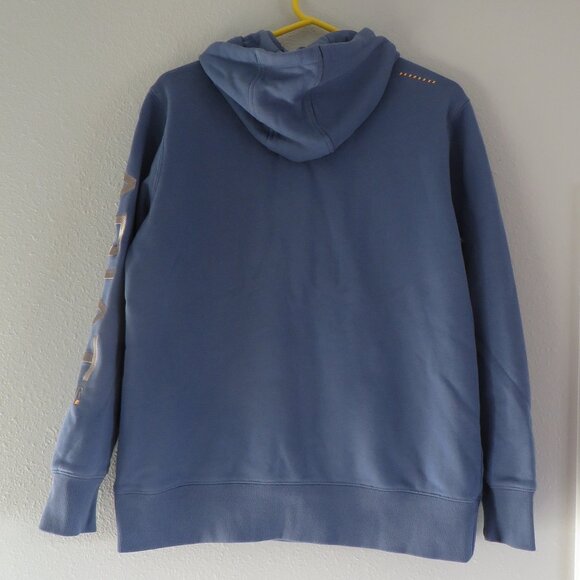 ARIAT Womens Rebar Graphic Hoodie Jacket Size L Blue Pullover - Picture 2 of 12